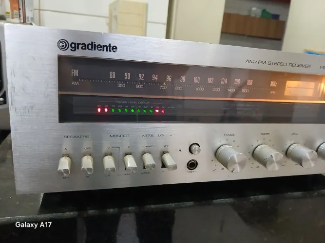 Receiver gradiente 1300 funcionando tudo. Relíquia 