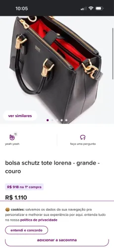 Bolsa SCHUTZ Lorena original 