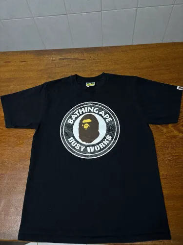 bape layered line camo busy works tee