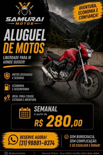 Locação de motos