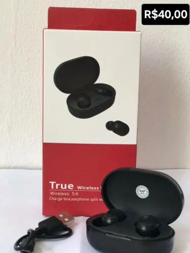 Fone de ouvido Bluetooth True W5.4