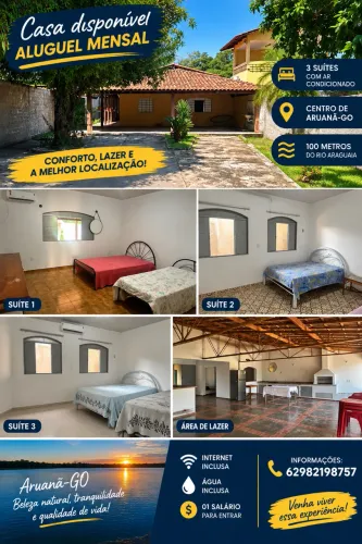 CASA ALUGUEL MENSAL ARUANA