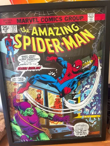 Quadro O Incrível Homem Aranha 3D Original Marvel Studios Comic Group