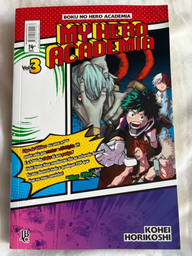 Mangá my hero academia vol 3