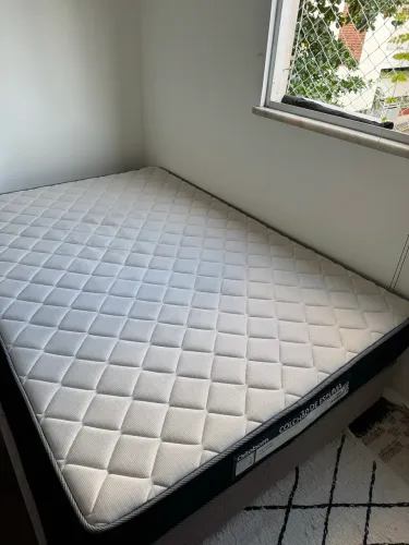 Cama de Casal Ortobom (Colchão + Base)