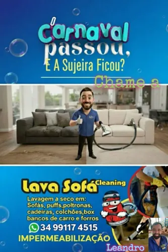 Limpeza e higienização e impermeabilizaçao.