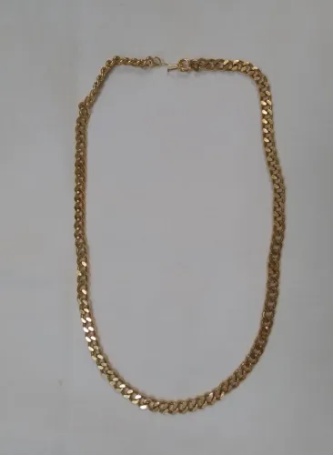 Corrente em metal - feminina - dourada - bijouteria