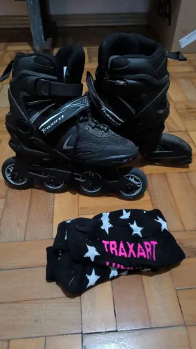 Patins Traxart adulto semi-profissional (tam 37/38) Aluminium Blade ABEC-7 BEARINGS