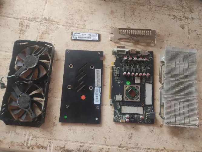 Ssd nvme 512 + rx 580