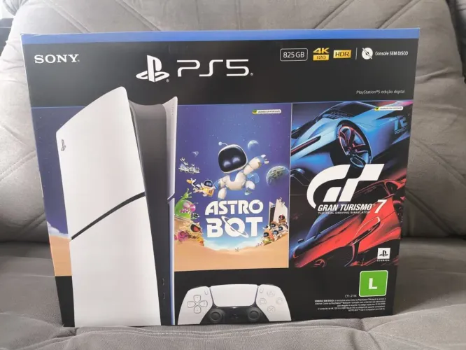 PS5 Slim Novo Lacrado Com Garantia pego seu usado na troca