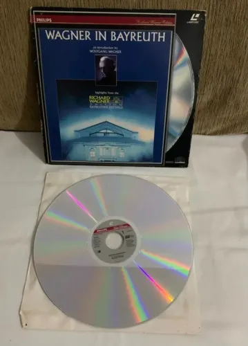 LD Laserdisc Philips Wagner in Bayreuth ótimo estado
