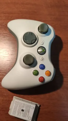 Controle original de Xbox 360 com acessórios