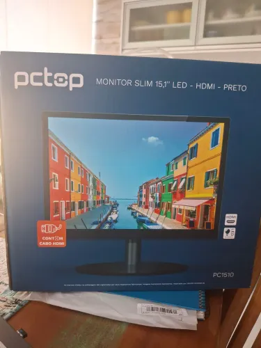 Monitor pctop (4:3) 1024 x 768px VGA, HDMI