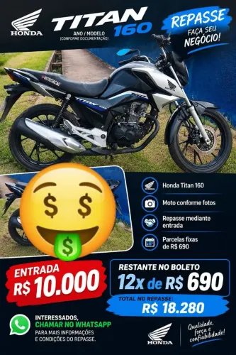 Titam 2022, moto para repasse 