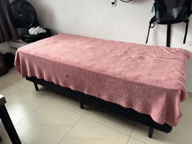 Cama box solteiro!