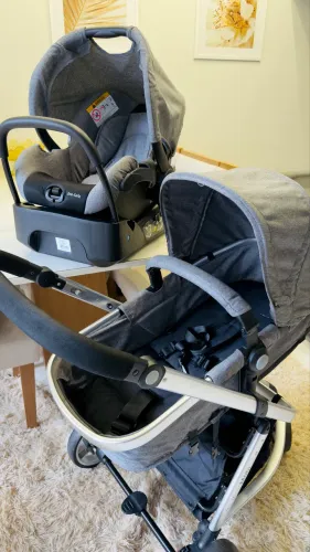 Travel System Mobi Trio Safety 1st + Bebê Conforto + Base | Pouquíssimo uso