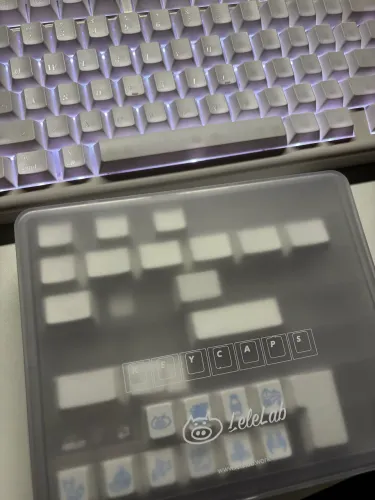 keycap set lelelab hokaido white