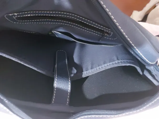 bolsa transversal de couro masculino 