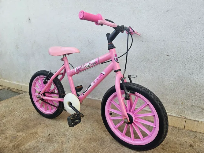 Bicicleta infantil aro 16 rosa