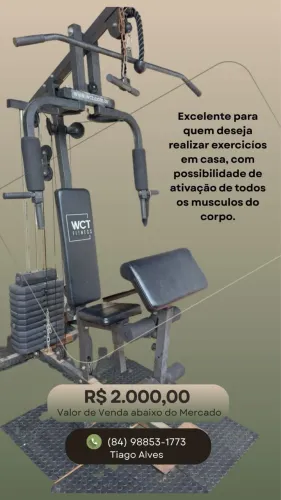 Máquina musculação completa