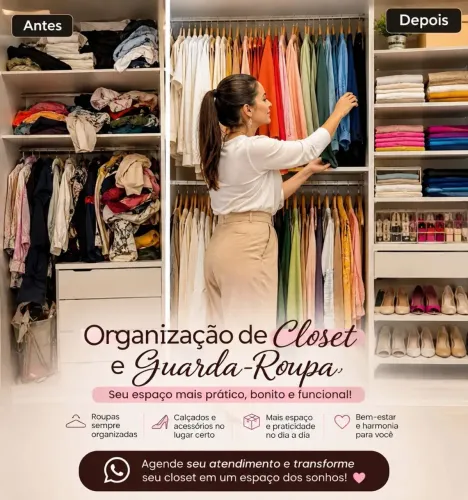 Organização de closet