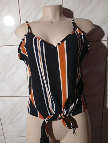 Blusa listrada feminina