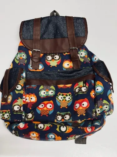 Mochila Feminina Coruja Fofinha Grande