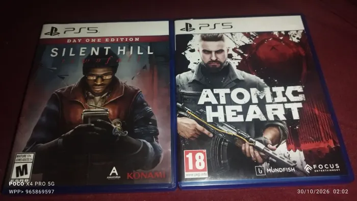 2 Jogos de PS5 (Final Fantasy Townfall e Atomic Heart)