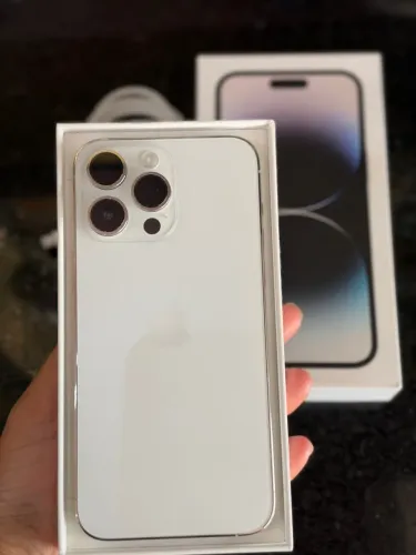 iPhone 14 Pro Max branco 128 gb