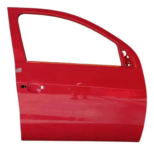 Porta Dianteira Direita Voyage G6 2013 A 2016 Dianteira Direito Vermelho
