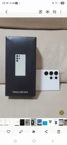 S 23 ultra 256 GB branco
