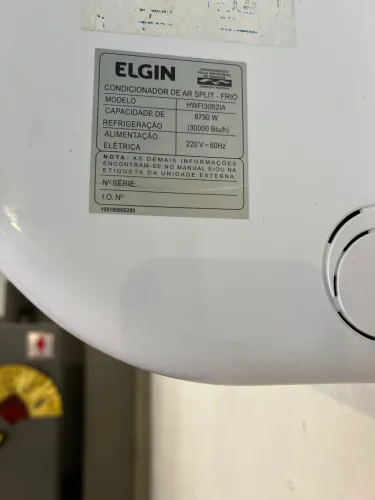 VENDO AR CONDICIONADO ELGIN 30.000 BTUS