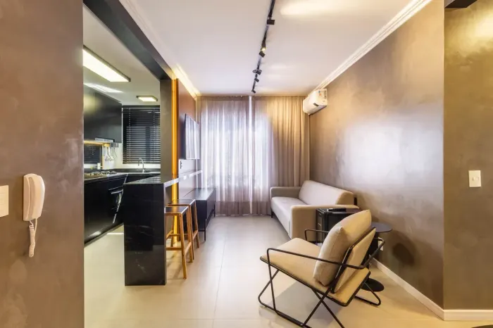 Apartamento mobiliado com 02 dormitórios para locação no Edifício Monreale | Novo Hamburgo