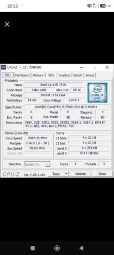 Processador i5 7500