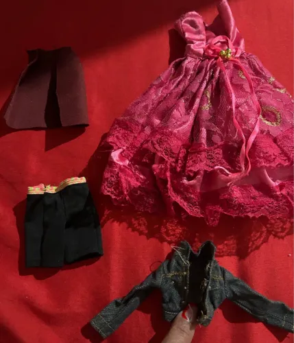 Lote de acessórios boneca