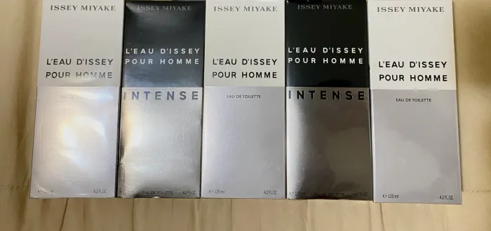 Perfume Leau Dissey Issey Miyake 125ml lacrado - Tradicional e Intense (valor unitário)