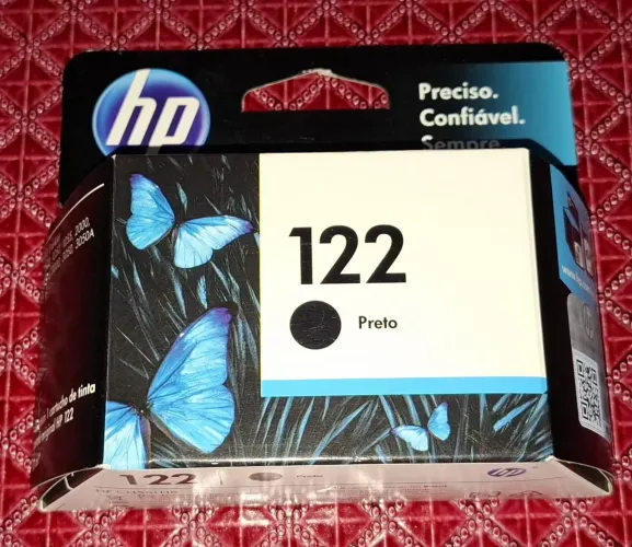 Vendo 2 Cartuchos HP-122 Preto + Colorido Novos + 1 Fonte Nova