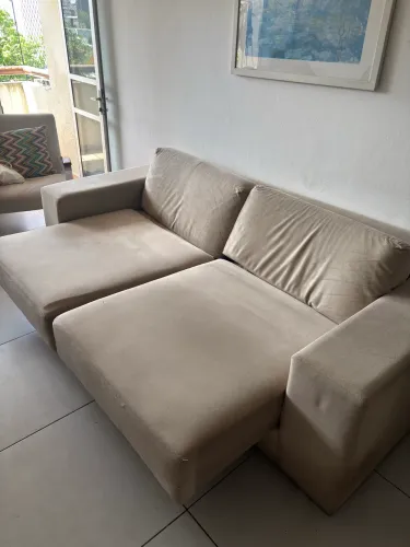Sofá retrátil de 3 lugares