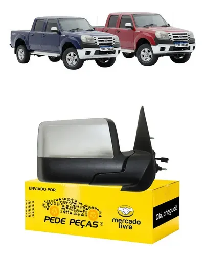 Retrovisor Ford Ranger 2010 2011 2012 Direito Elétrico