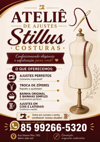 Ateliê de consertos e acertos de roupas