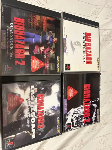 Coleção Resident evil playstation 1 japonês original