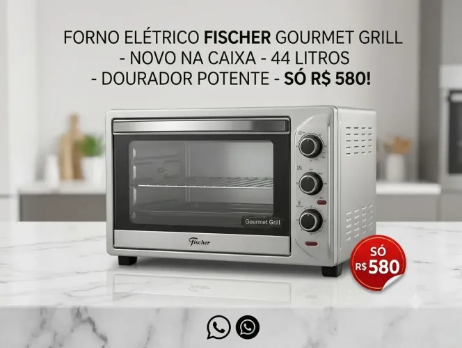 Forno elétrico 44 litros FISCHER