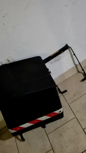 Suporte Fortrek + Bau 80 litros para moto Xtz Crosser 150