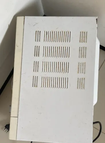 Microondas com defeito
