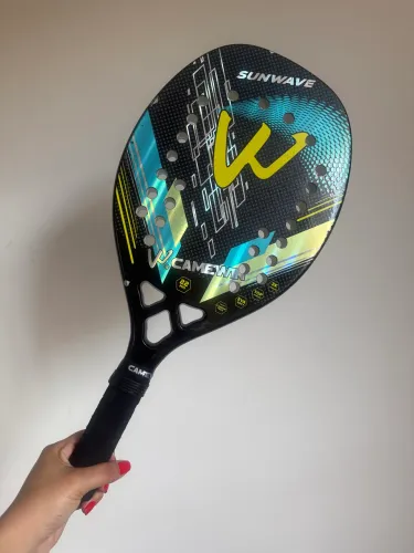 Raquete de Beach Tennis Sunwave Camewin 3K