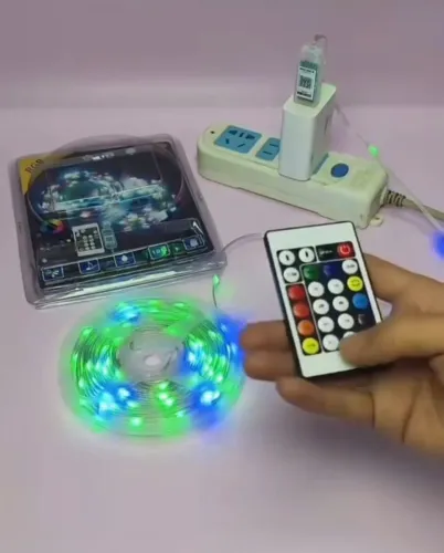 Tira de LED 10 m conexão USB com controle remoto