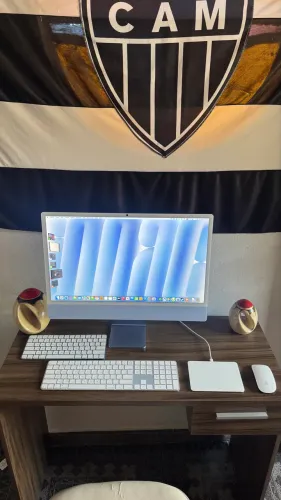 iMac 24 Chip M4 (2024) 24GB RAM / 512GB SSD / Estado de Novo + Extras
