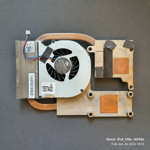 Cooler com dissipadores Dell Vostro 3560 ou Inspiron 5520/7520