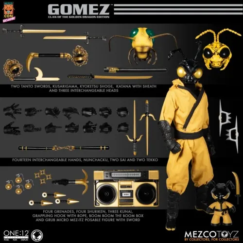 Mezco Gomez Clan of The golden dragon (leia a descrição)