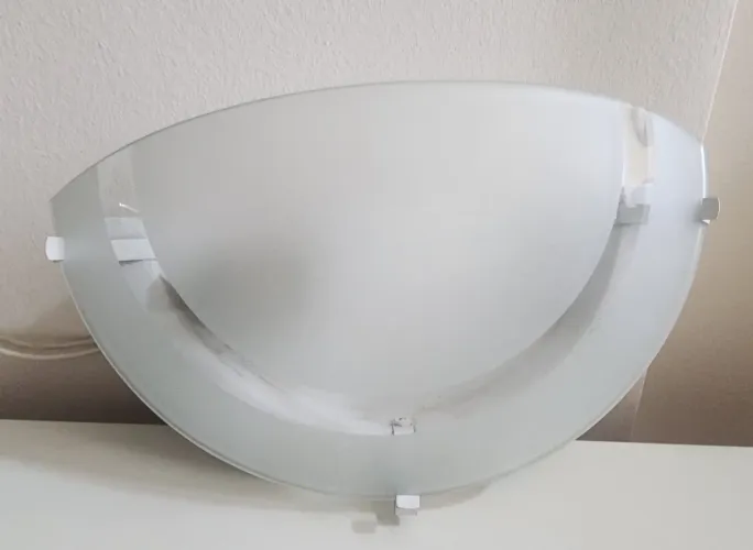 Plafon Branco de Vidro